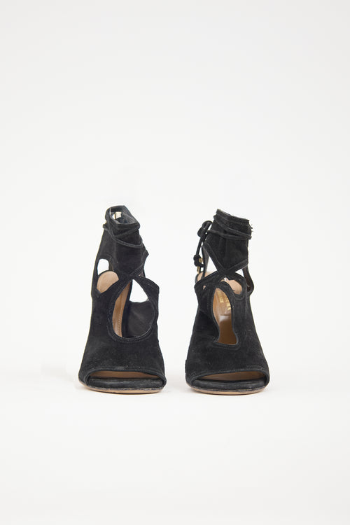 Aquazzura Suede Sexy Thing Sandal