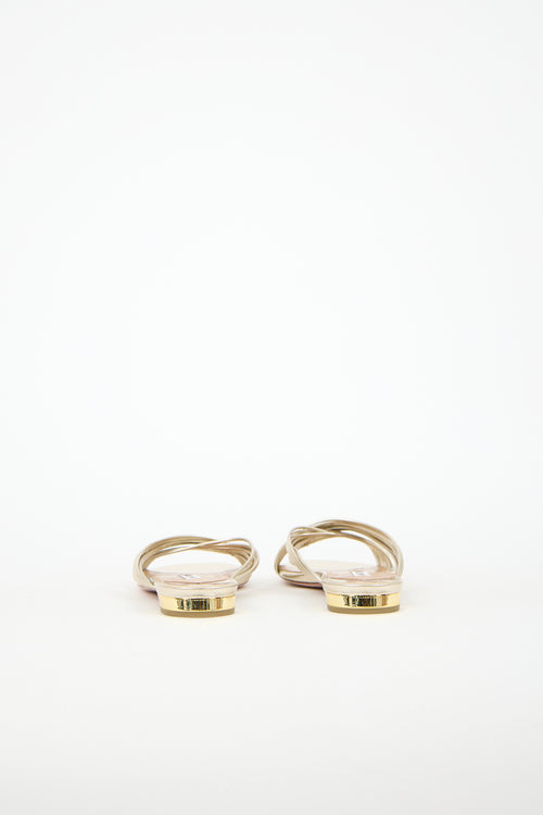 Aquazzura Leather Perugia Sandal