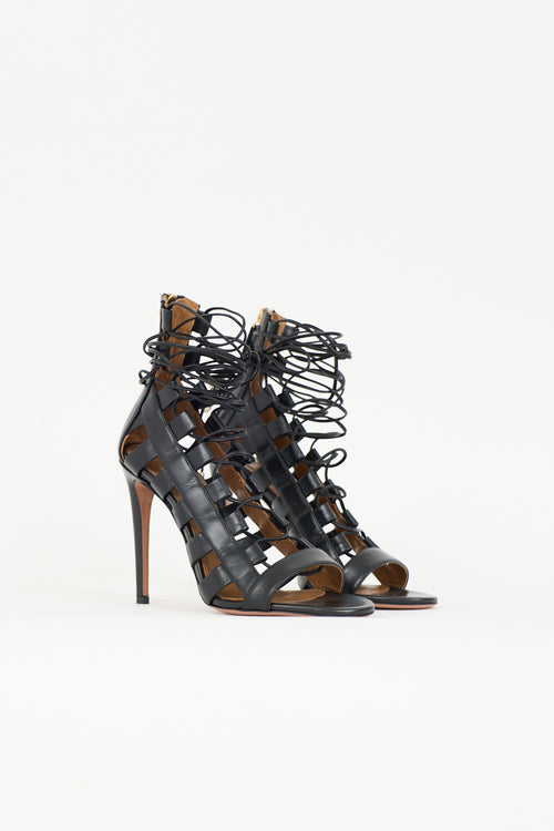 Aquazzura Leather Amazon Heel