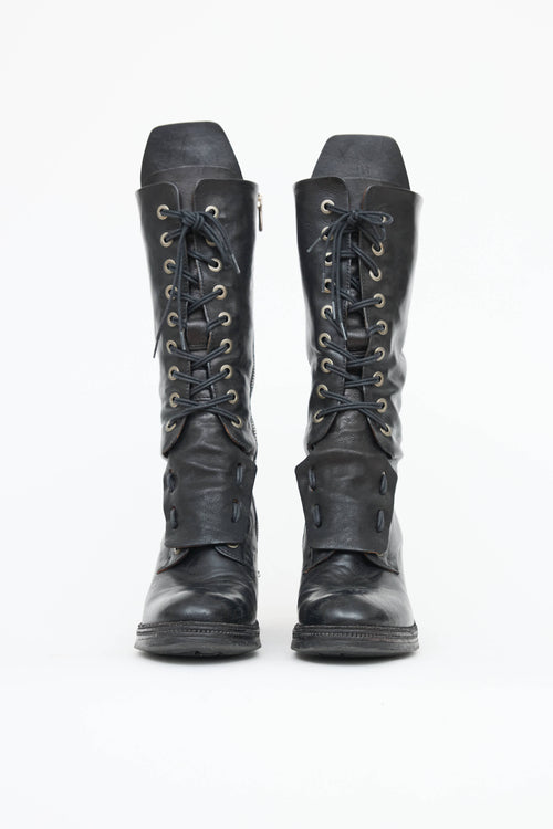 AS98 Leather Laceup Combat Boot