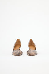 ATP Atelier Embossed Leather Carmiano Pump
