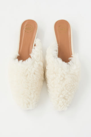 ATP Atelier Shearling Fioli Mule