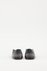 ATP Atelier Black Leather Alloro Mule
