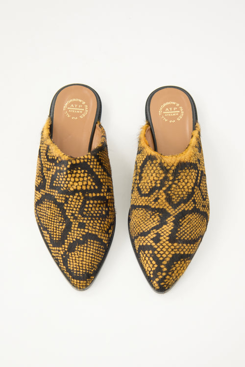ATP Atelier Printed Hair Anzi Mule