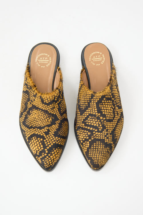 ATP Atelier Printed Hair Anzi Mule