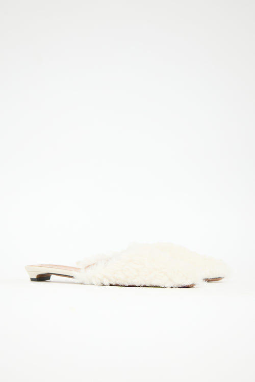 ATP Atelier Shearling Fioli Mule
