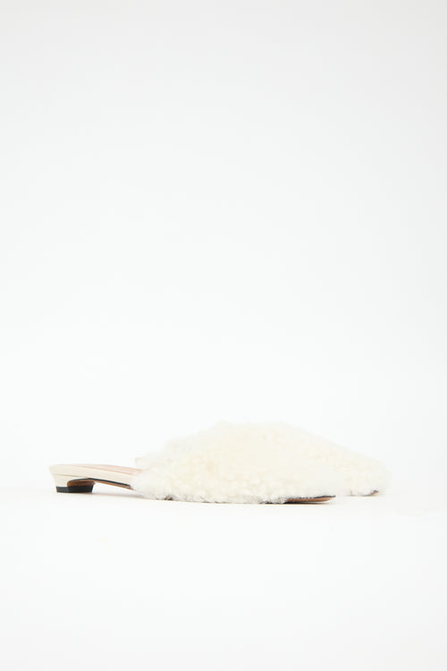 ATP Atelier Shearling Fioli Mule