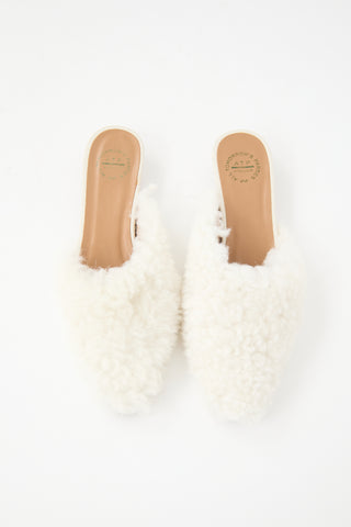 ATP Atelier Shearling Fioli Mule