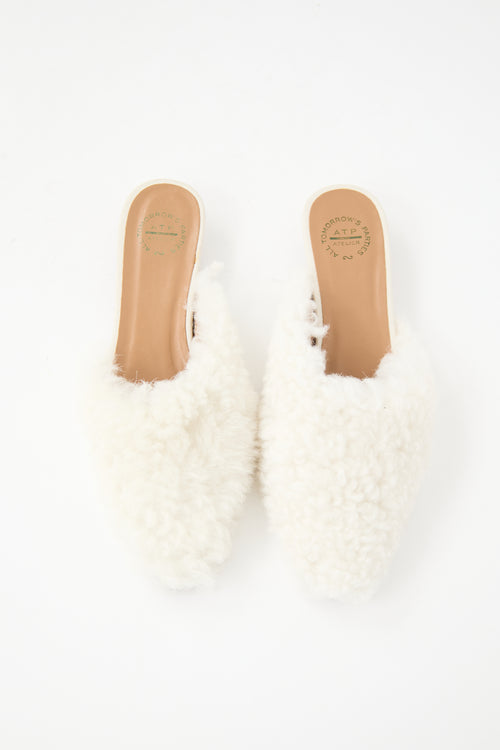 ATP Atelier Shearling Fioli Mule