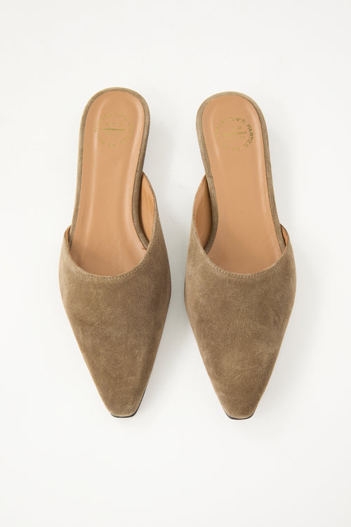 ATP Atelier Suede Fioli Mule