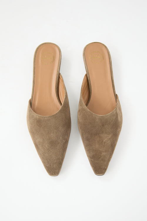 ATP Atelier Suede Fioli Mule