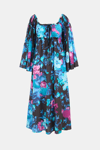 The Attico Floral Off Shoulder Dress