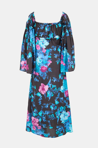 The Attico Floral Off Shoulder Dress