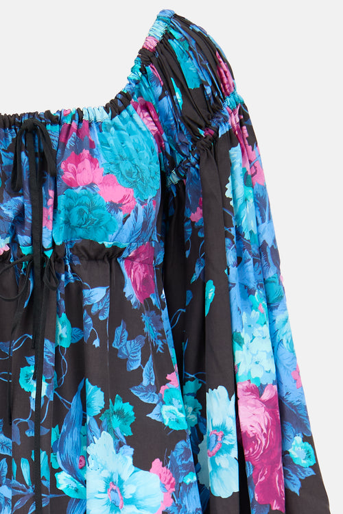 The Attico Floral Off Shoulder Dress