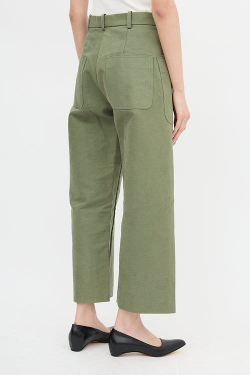 Auralee Twill Wide Leg Trouser