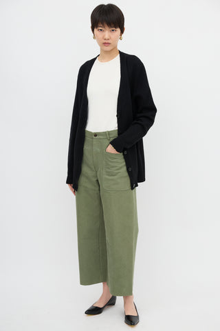 Auralee Twill Wide Leg Trouser