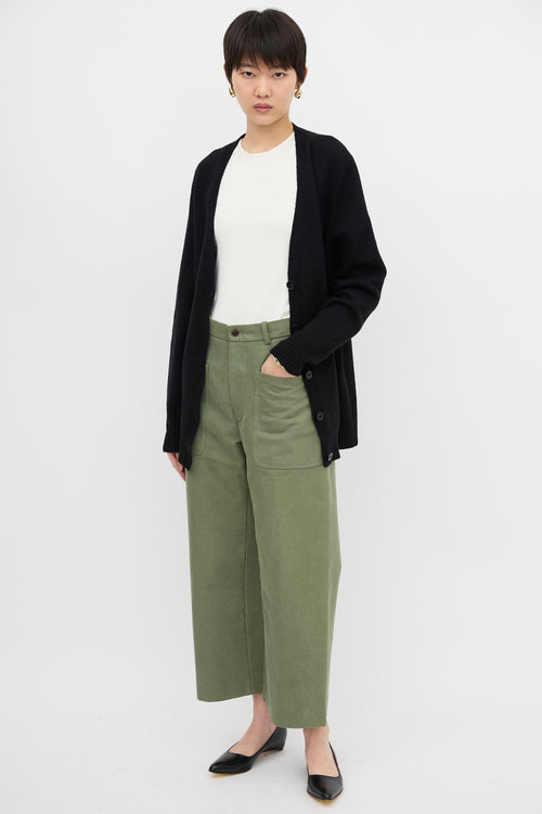 Auralee Twill Wide Leg Trouser