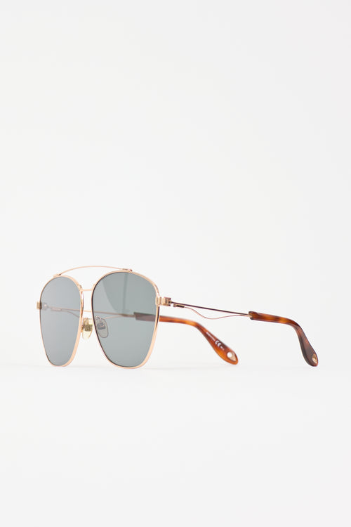 Givenchy DDBEL Aviator Sunglasses