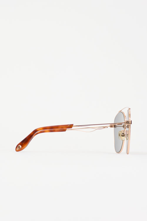 Givenchy DDBEL Aviator Sunglasses