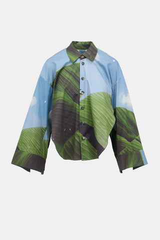 A.W.A.K.E. Mode Poplin Printed Shirt