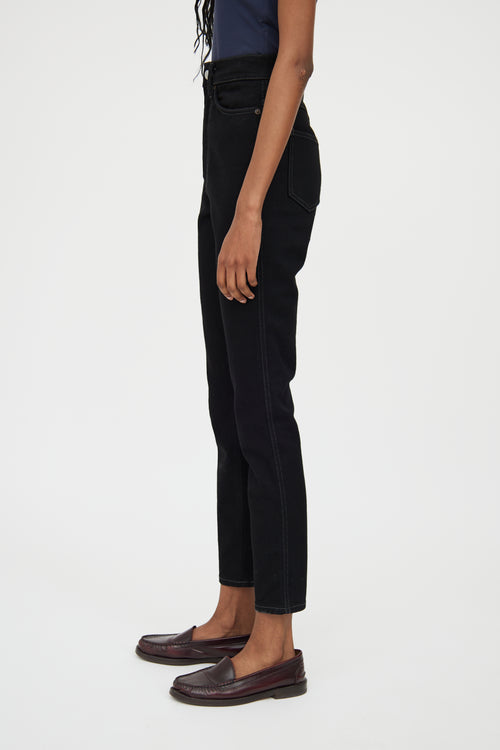 Acne Studios Black Denim High Waist Jean