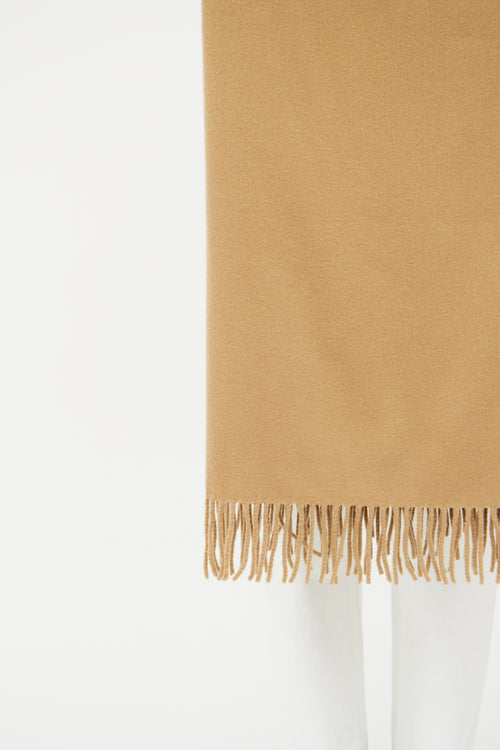 Acne Studios Camel Wool Fringe