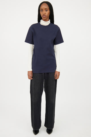 Acne Studios Navy Short Sleeve T-Shirt