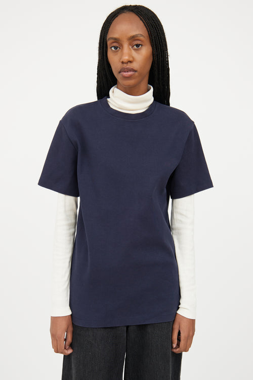 Acne Studios Navy Short Sleeve T-Shirt