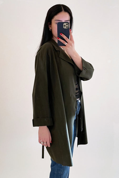Acne Studios Green Wool Blend Jacket