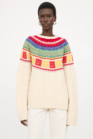 Acne StudiosWool Graphic Sweater
