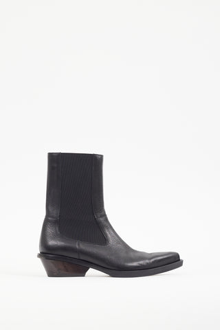 Acne Studios Black & Brown Leather Chelsea Boot