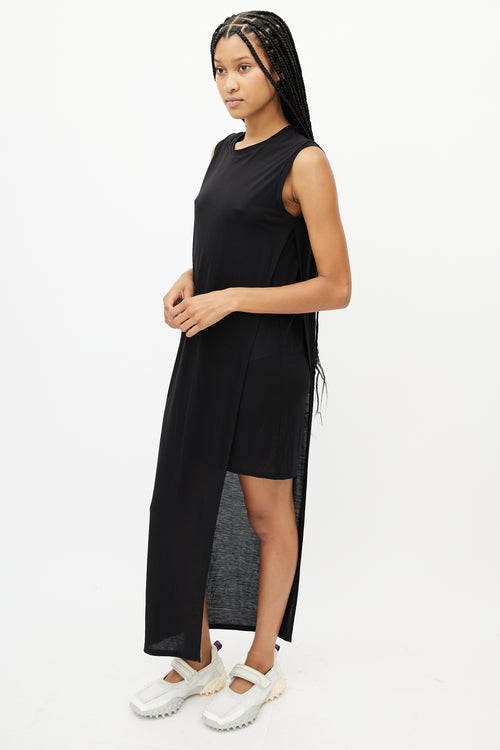 Acne Studios Black Layered Sleeveless Dress