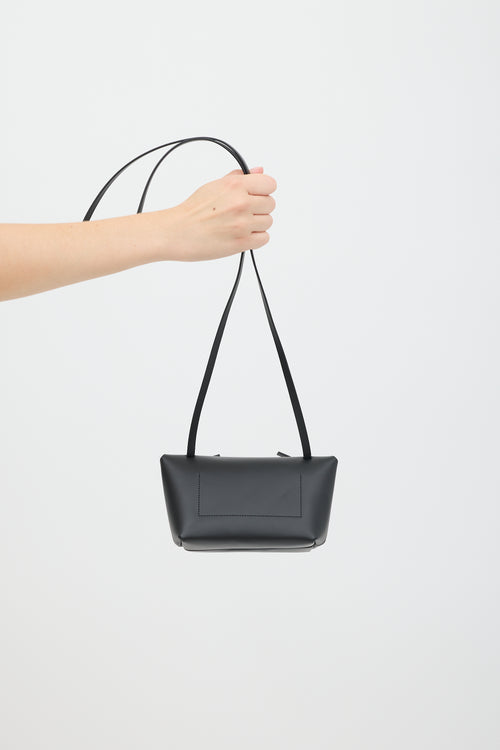 Acne Studios Black Leather Mini Pouch Bag