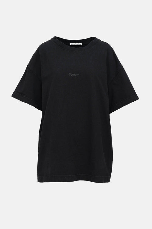 Acne Studios Boxy Stockholm Logo T-Shirt