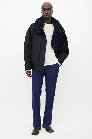 Acne Studios Black & Navy Cees Utility Jacket