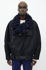 Acne Studios Black & Navy Cees Utility Jacket