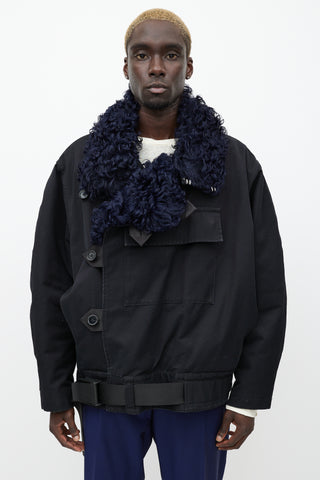 Acne Studios Black & Navy Cees Utility Jacket