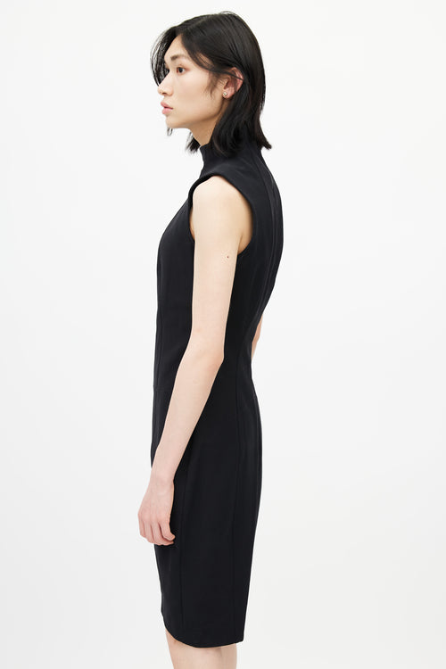 Acne Studios Black Panelled Sleeveless Dress