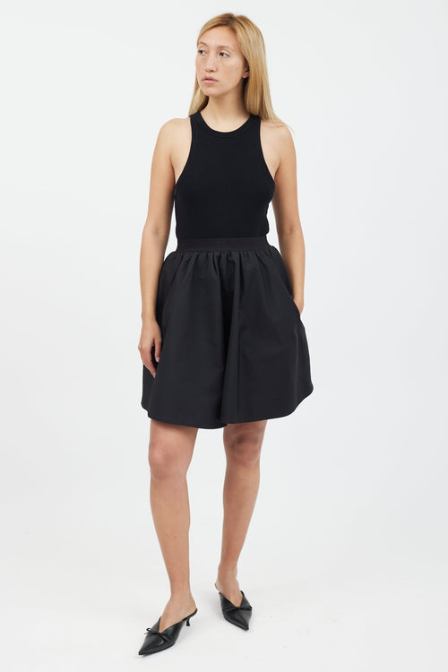 Acne Studios Black Pleated Skirt