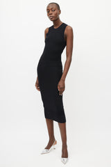 Acne Studios Black Ribbed Dress