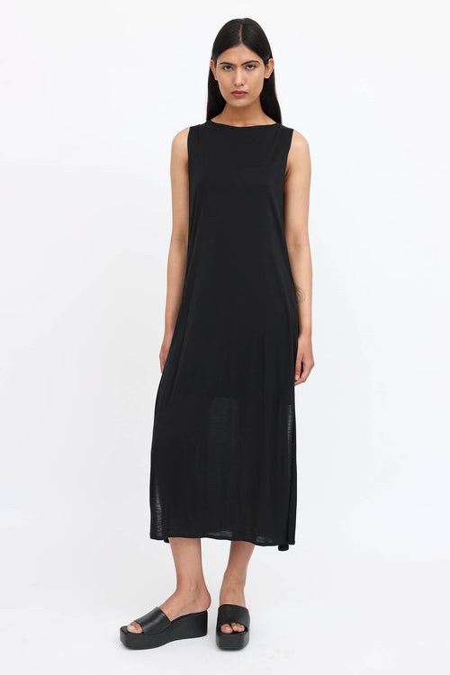 Acne Studios Ordella Split Hem Midi Dress