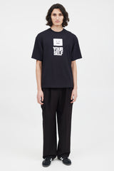 Acne Studios Black & White Your Face T-Shirt