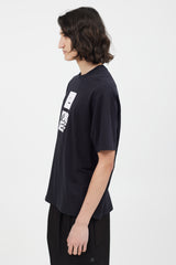 Acne Studios Black & White Your Face T-Shirt