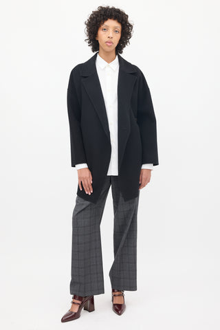 Acne Studios Black Wool Belted Jacket