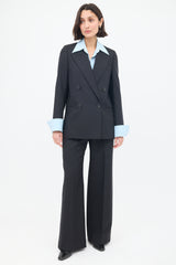 Acne Studios // Wool Double Breasted Wide Leg Suit – VSP
