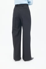 Acne Studios Black Wool Double Breasted Wide Leg Suit