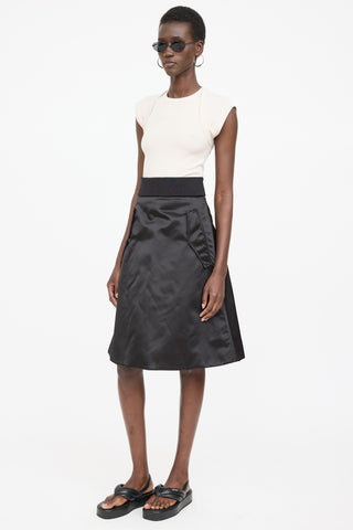 Acne Studios Nylon Pag Bomber Skirt