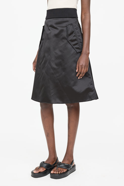 Acne Studios Nylon Pag Bomber Skirt