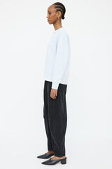 Acne Studios Blue Face Logo Sweatshirt