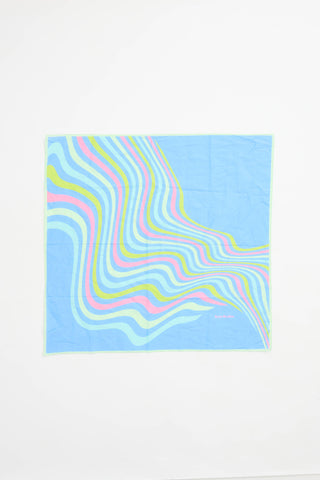 Acne Studios Cotton Psychedelic Scarf